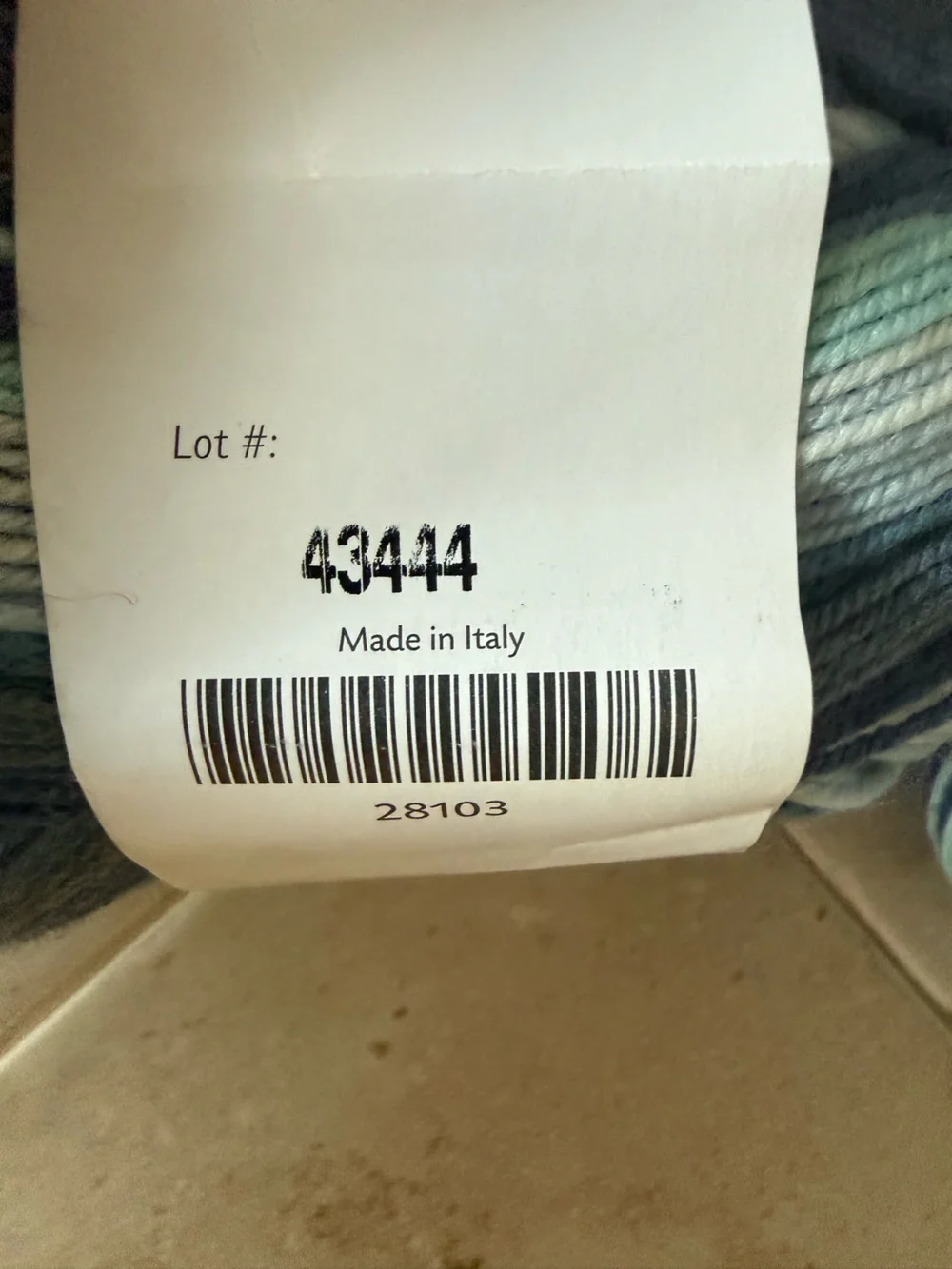 Felici Fingering Weight Yarn - Blue and Gray Blend 2 Skeins Whale Song